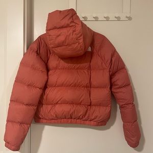 North face puffer pink